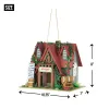 Rustic Cottage Winery Birdhouse for Garden Decor and Birdwatching