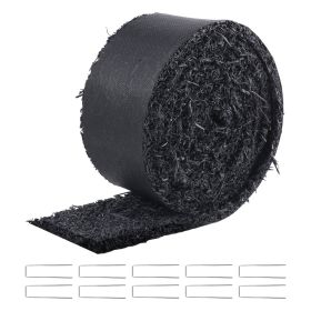 VEVOR Rubber Mulch for Landscaping, Recycled Rubber Mulch Mat 120 x 4.5 in, Permanent Rubber Pathway