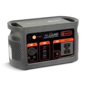 FF Flashfish E103 300W Portable Power Station, 179.2Wh LiFePO4 Battery Pack, Solar Generator With 300W (600W Surge) AC Outlets