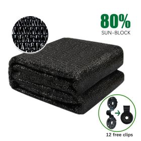 10ft*16ft Black shade net fabric provides efficient shading, premium materials, and an enhanced plant growth environment.