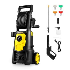 VEVOR Electric Pressure Washer, 2000 PSI, Max. 1.76 GPM Power Washer w/ 30 ft Hose, 5 Quick Connect Nozzles, Foam Cannon, Portable to Clean Patio
