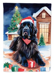Newfoundland Christmas Garden Flag Mailbox Flag Decorative Yard Flag Banner Outside Patio Artwork Yard Flower Beds, Garden Size, Multicolor