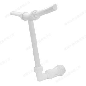 Waterfall Swimming Pool Fountain Fish Pond Waterfall Fountain Adjustable Pool Decoration Cooling Spray For Yard (Color: double head, Ships From: China)